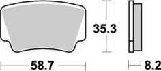 Placute Frana Nitro Atv 096621