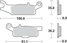 Placute Frana Nitro Atv 096121
