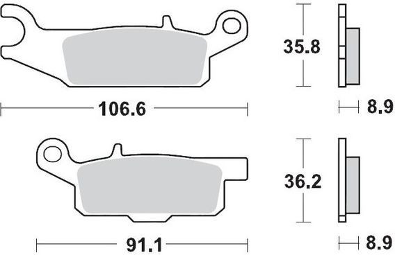 Placute Frana Nitro Atv 096121