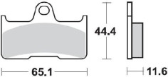 Placute Frana Nitro Atv 098121