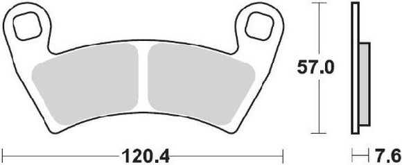 Placute Frana Nitro Atv 098221