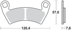 Placute Frana Nitro Atv 098421