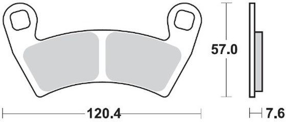 Placute Frana Nitro Atv 098421
