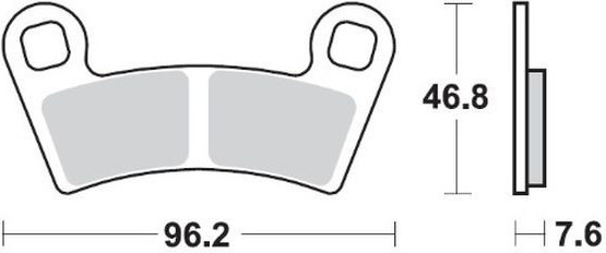 Placute Frana Nitro Atv 098521