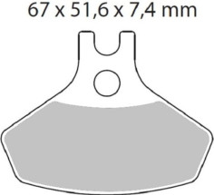 Placute Frana Nitro Atv 098621