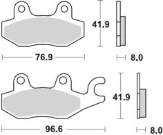 Placute Frana Racing Atv 092611