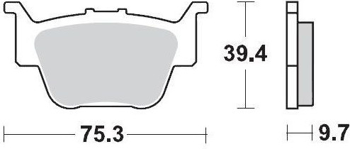 Placute Frana Racing Atv 095111