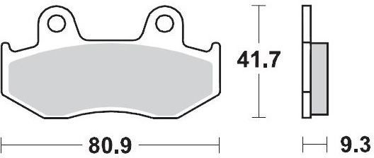 Placute Frana Racing Atv 095811