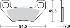 Placute Frana Racing Atv 097211