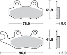Placute Frana Ceramic 402904