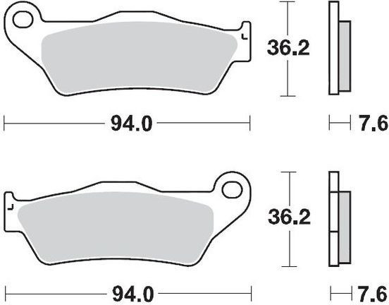 Placute Frana Ceramic 403204
