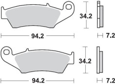 Placute Frana Ceramic 403904