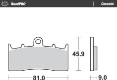 Placute Frana Ceramic 405904