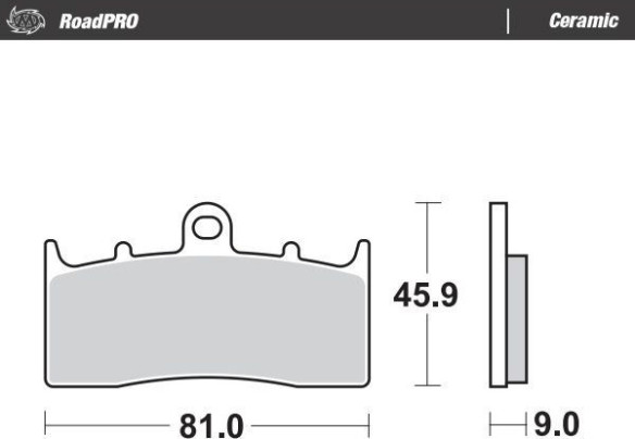 Placute Frana Ceramic 405904