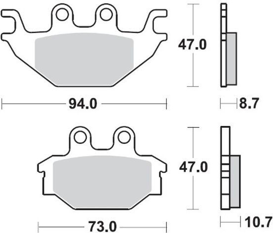 Placute Frana Ceramic 409004