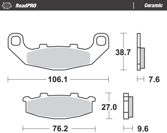 Placute Frana Ceramic 410104