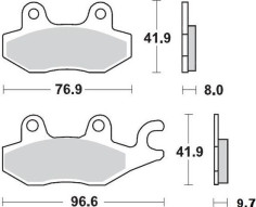 Placute Frana Ceramic 410204