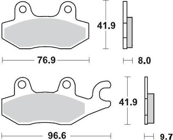 Placute Frana Ceramic 410204