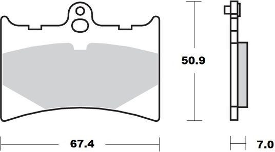 Placute Frana Ceramic 411104