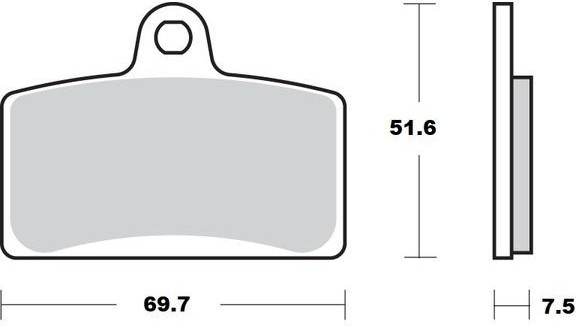 Placute Frana Ceramic 411404