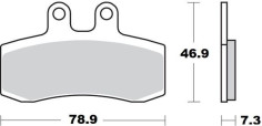 Placute Frana Ceramic 411704
