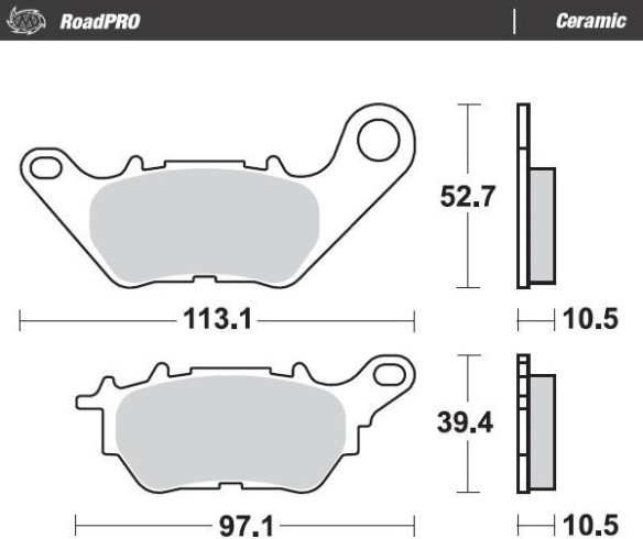 Placute Frana Ceramic 412604