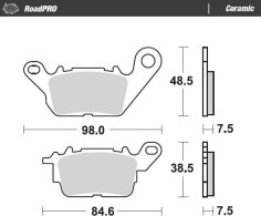 Placute Frana Ceramic 412904