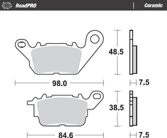 Placute Frana Ceramic 412904