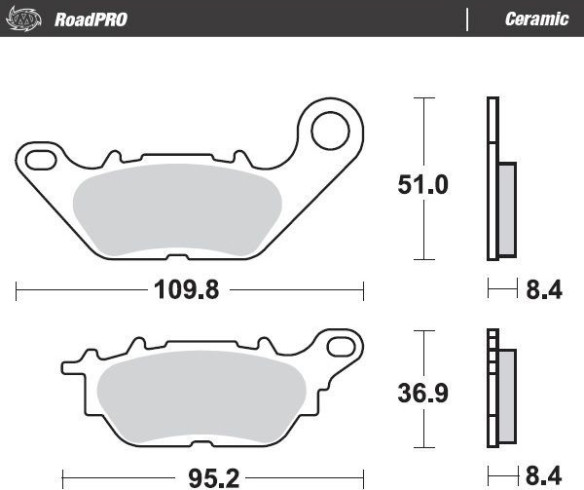Placute Frana Ceramic 413004