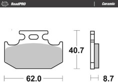 Placute Frana Ceramic 413804