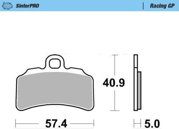 Placute Frana Racing Gp Sinderpro Offroad 099712