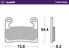 Placute Frana Roadpro Carbon Racing 413506