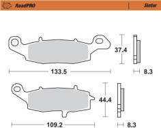 Placute Frana Roadpro Sinder Front 404201