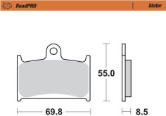 Placute Frana Roadpro Sinder Front 402401