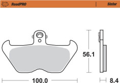 Placute Frana Roadpro Sinder Front 408701