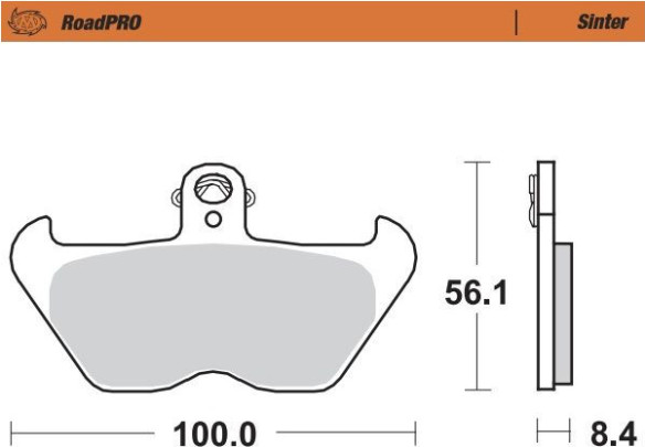 Placute Frana Roadpro Sinder Front 408701