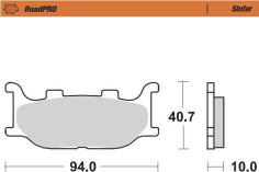 Placute Frana Roadpro Sinder Front 403801