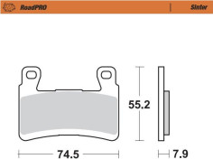 Placute Frana Roadpro Sinder Front 407901