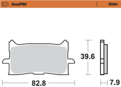 Placute Frana Roadpro Sinder Front 412701