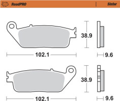 Placute Frana Roadpro Sinder Front 402601