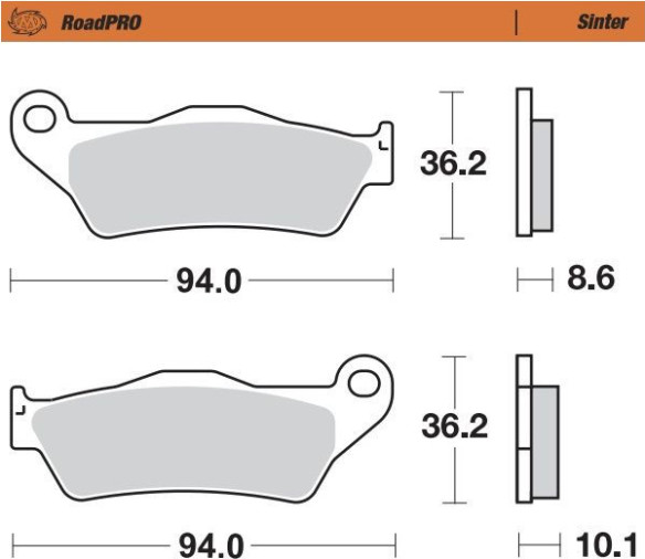 Placute Frana Roadpro Sinder Rear 405402