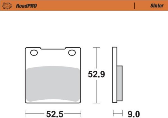 Placute Frana Roadpro Sinder Rear 401902