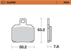 Placute Frana Roadpro Sinder Rear 404802