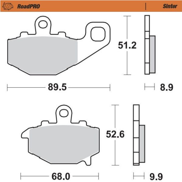 Placute Frana Roadpro Sinder Rear 403702