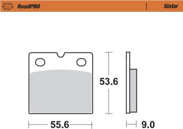 Placute Frana Roadpro Sinder Rear 401602