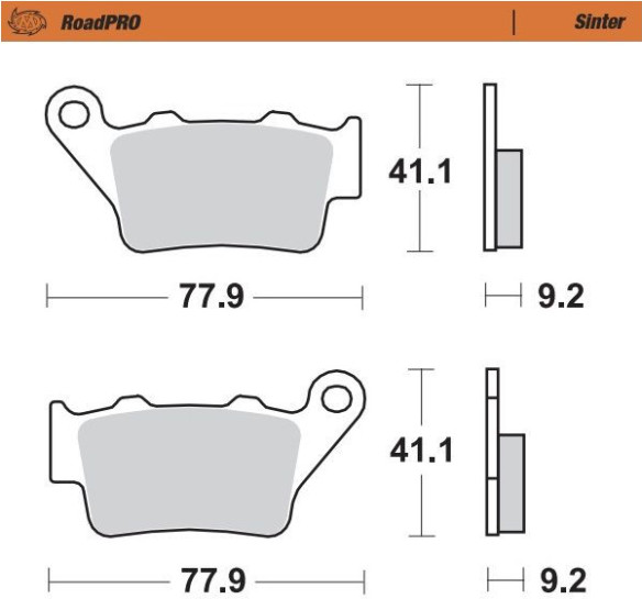 Placute Frana Roadpro Sinder Rear 403402