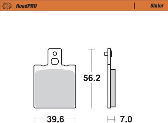 Placute Frana Roadpro Sinder Rear 401702