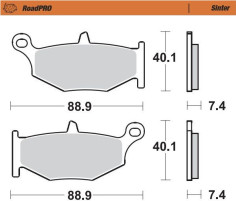 Placute Frana Roadpro Sinder Rear 406602
