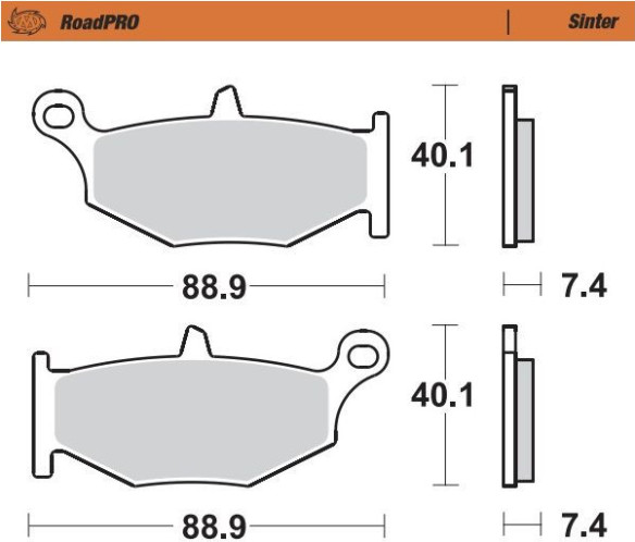 Placute Frana Roadpro Sinder Rear 406602