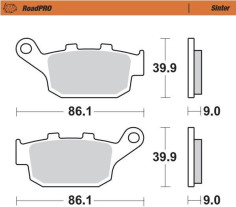 Placute Frana Roadpro Sinder Rear 407702
